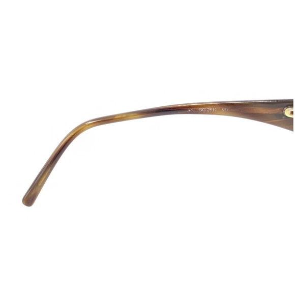 Gucci GG 2511 5T7 Brown Rectangle Eyeglasses Frames 52-15 125 Italy Designer - Picture 10 of 12